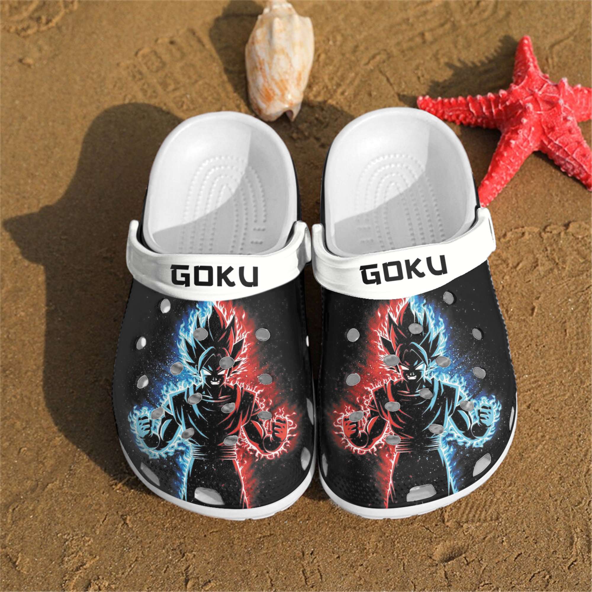 Personalized Goku Crocs Clog Shoes