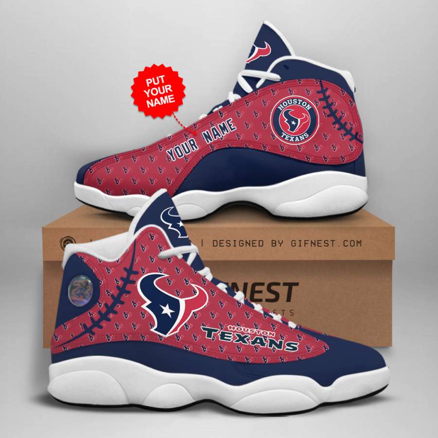 Personalized Houston Texans Custom Air Jordan Shoes
