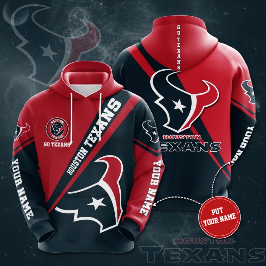 Personalized Houston Texans Custom Hoodie 3D 2 Personalized Houston Texans Custom Hoodie 3D