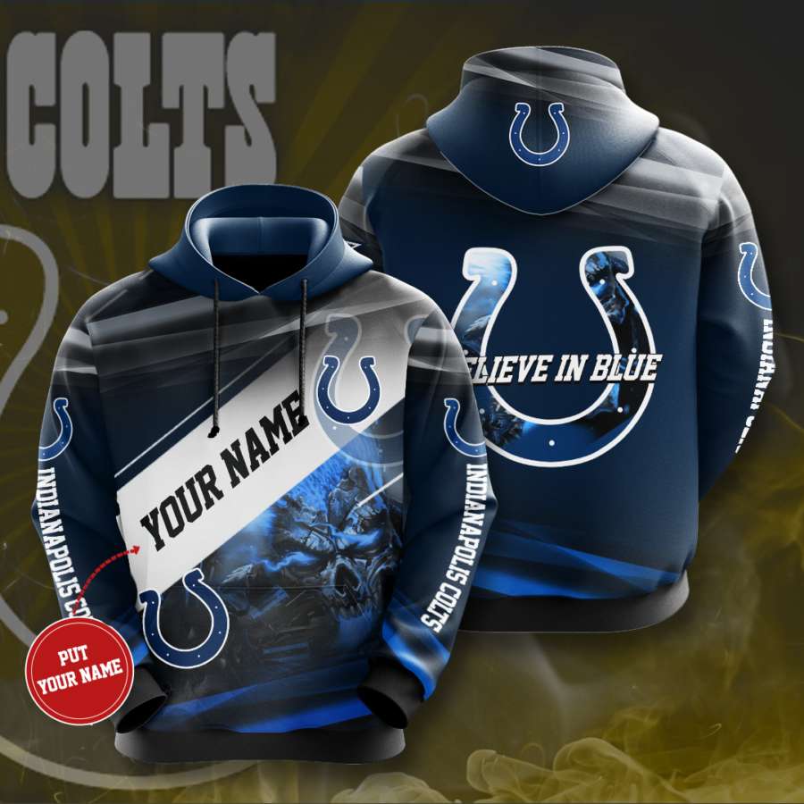 Personalized Indianapolis Colts Custom Hoodie 3D 1 Personalized Indianapolis Colts Custom Hoodie 3D