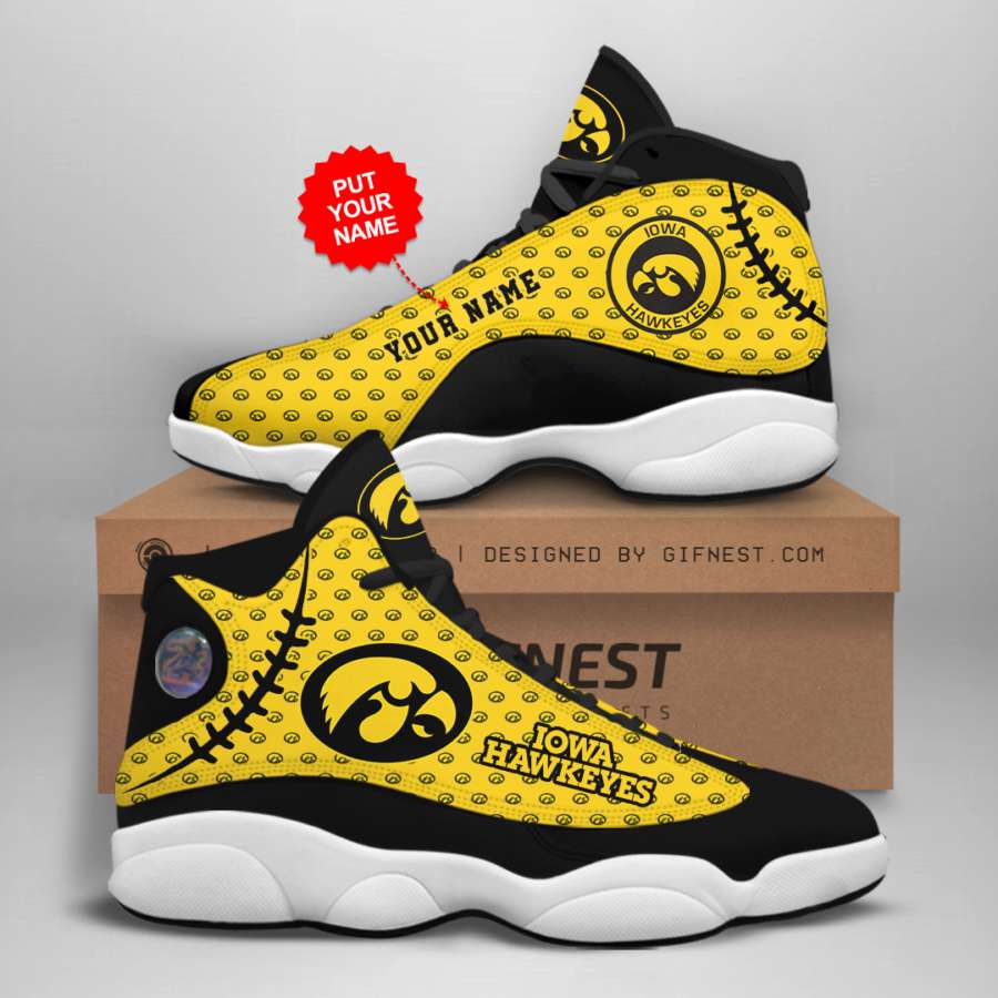 Personalized Iowa Custom Air Jordan Shoes 2 Personalized Iowa Custom Air Jordan Shoes