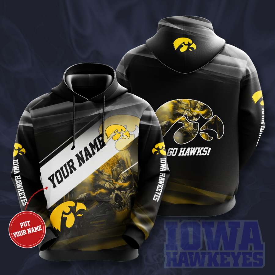 Personalized Iowa Custom Hoodie 3D