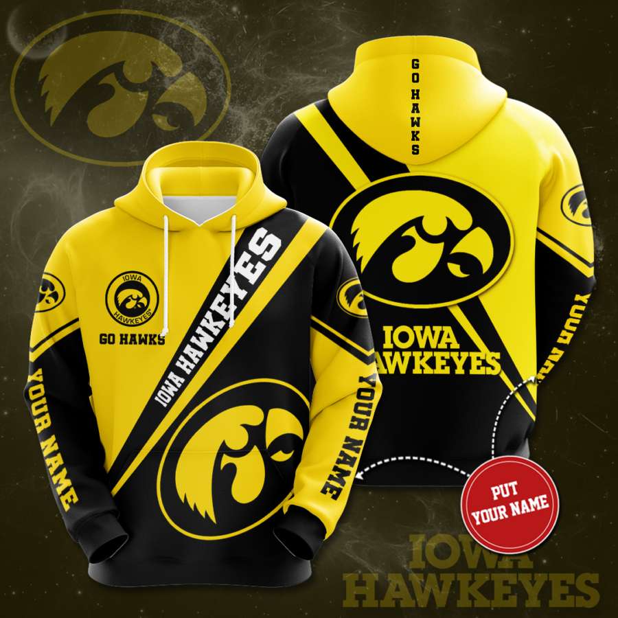 Personalized Iowa Custom Hoodie 3D