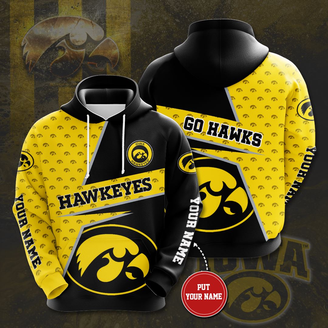 Personalized Iowa Custom Hoodie 3D