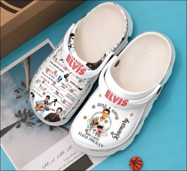 Personalized Just A Girl Who Loves Elvis Presley Crocs Clog Shoes 3 Personalized Just A Girl Who Loves Elvis Presley Crocs Clog Shoes