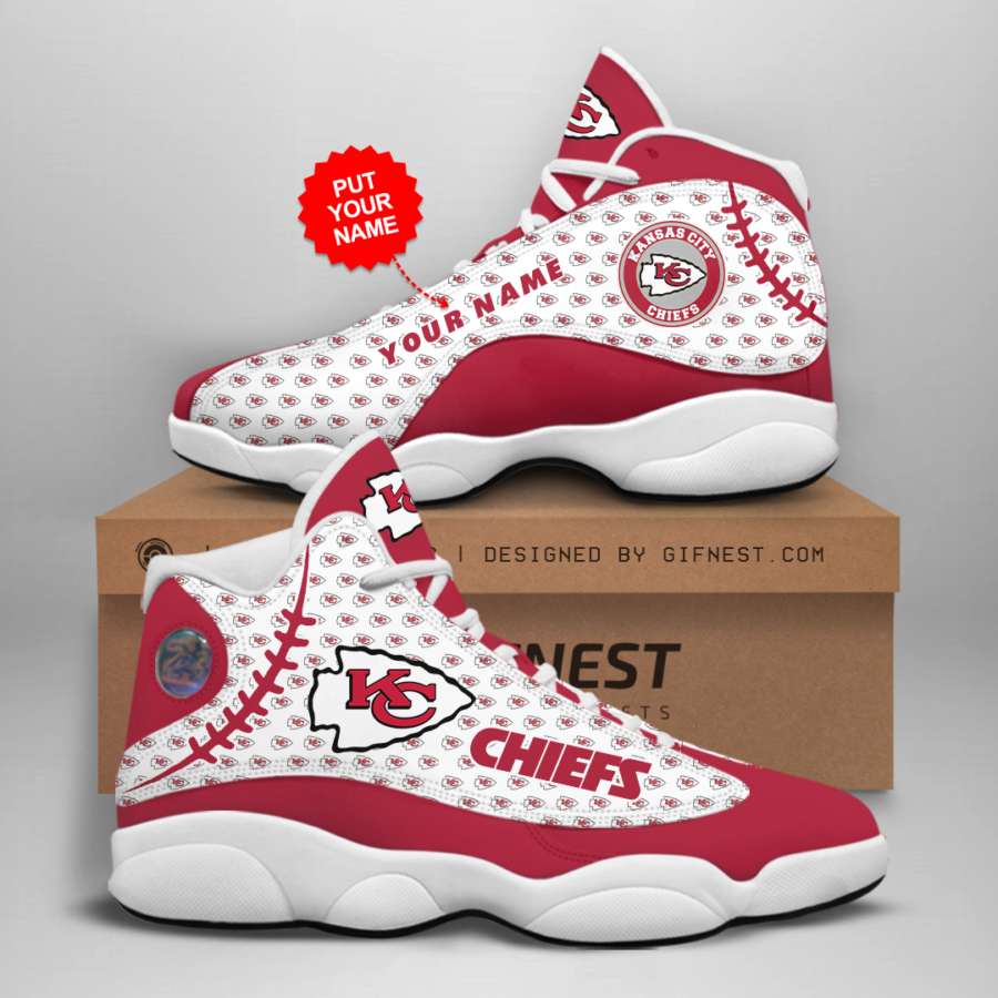 Personalized Kansas City Chiefs Custom Air Jordan Shoes