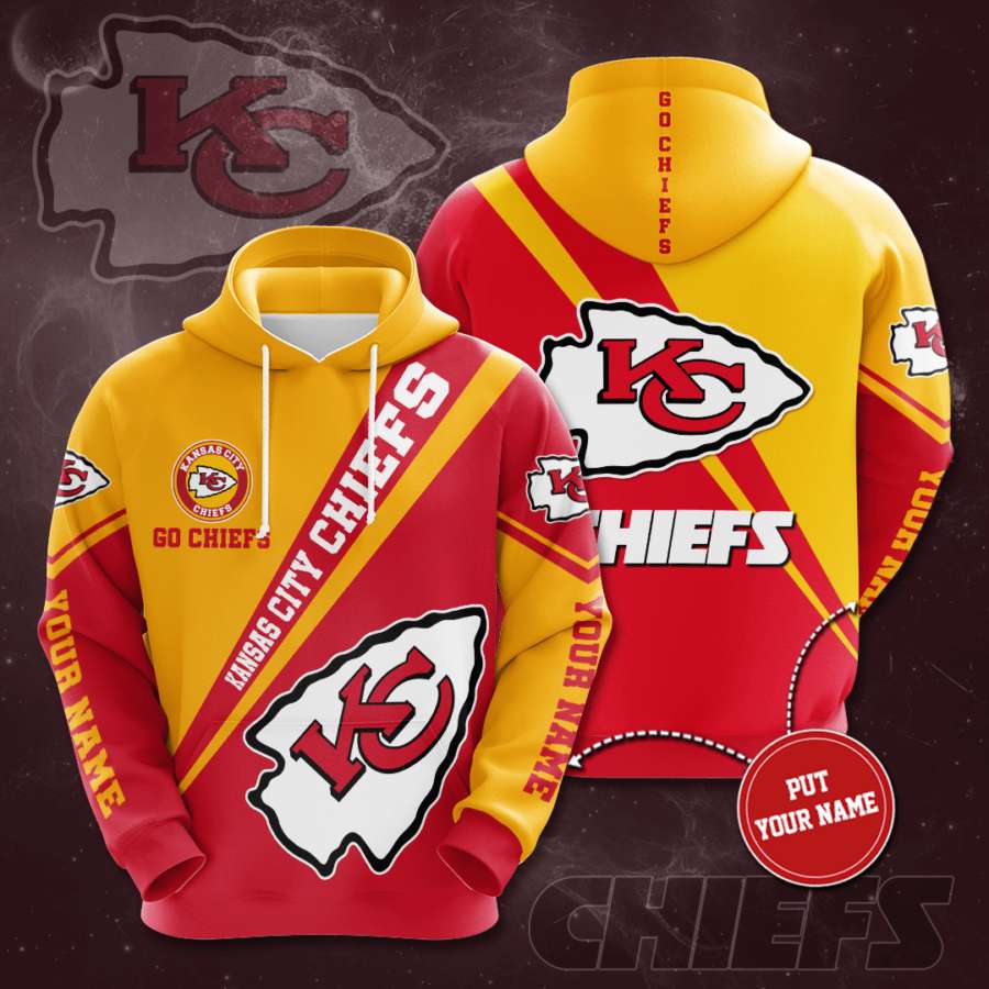 Personalized Kansas City Chiefs Custom Hoodie 3D