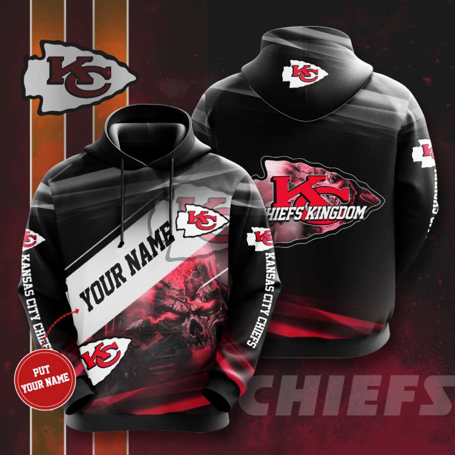 Personalized Kansas City Chiefs Custom Hoodie 3D
