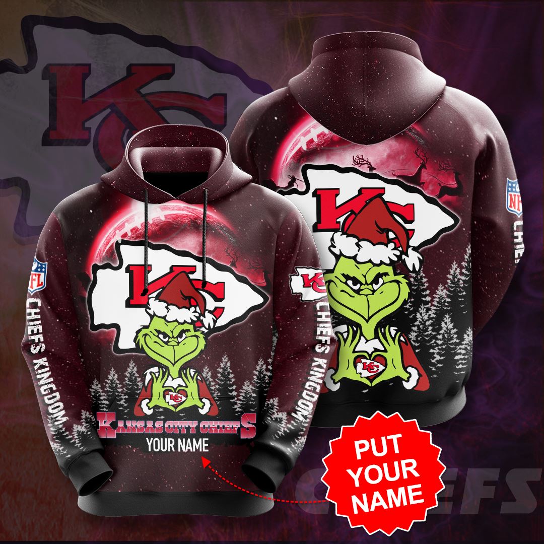 Personalized Kansas City Chiefs Custom Hoodie 3D