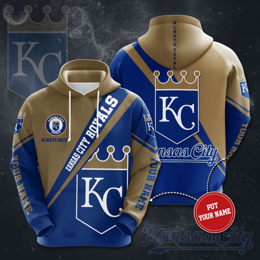 Personalized Kansas City Royals Custom Hoodie 3D 9 Personalized Kansas City Royals Custom Hoodie 3D