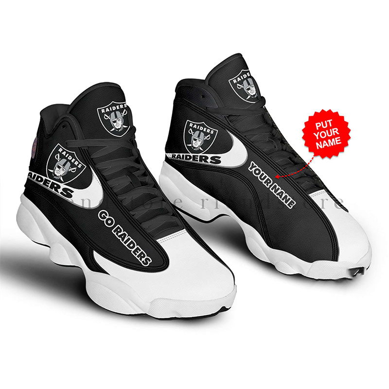 Personalized Las Vegas Raiders Air Jordan Shoes 1 Personalized Las Vegas Raiders Air Jordan Shoes