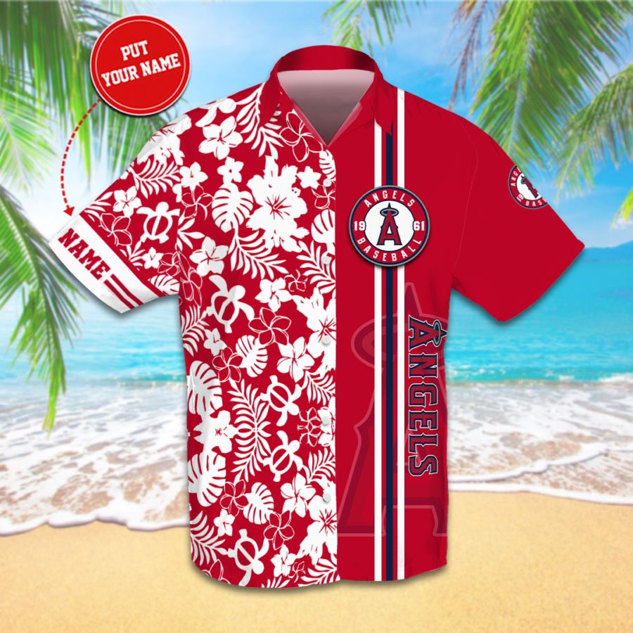 Personalized Los Angeles Angels Custom Hawaiian shirts 4 Personalized Los Angeles Angels Custom Hawaiian shirts