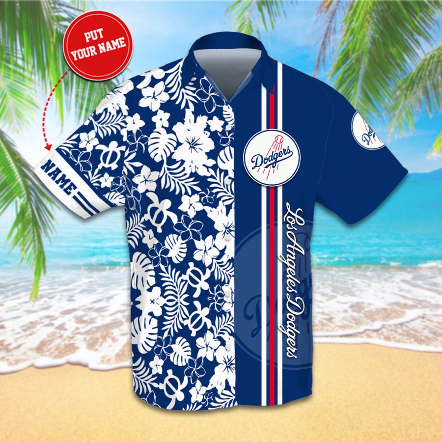 Personalized Los Angeles Dodgers Hawaiian shirts