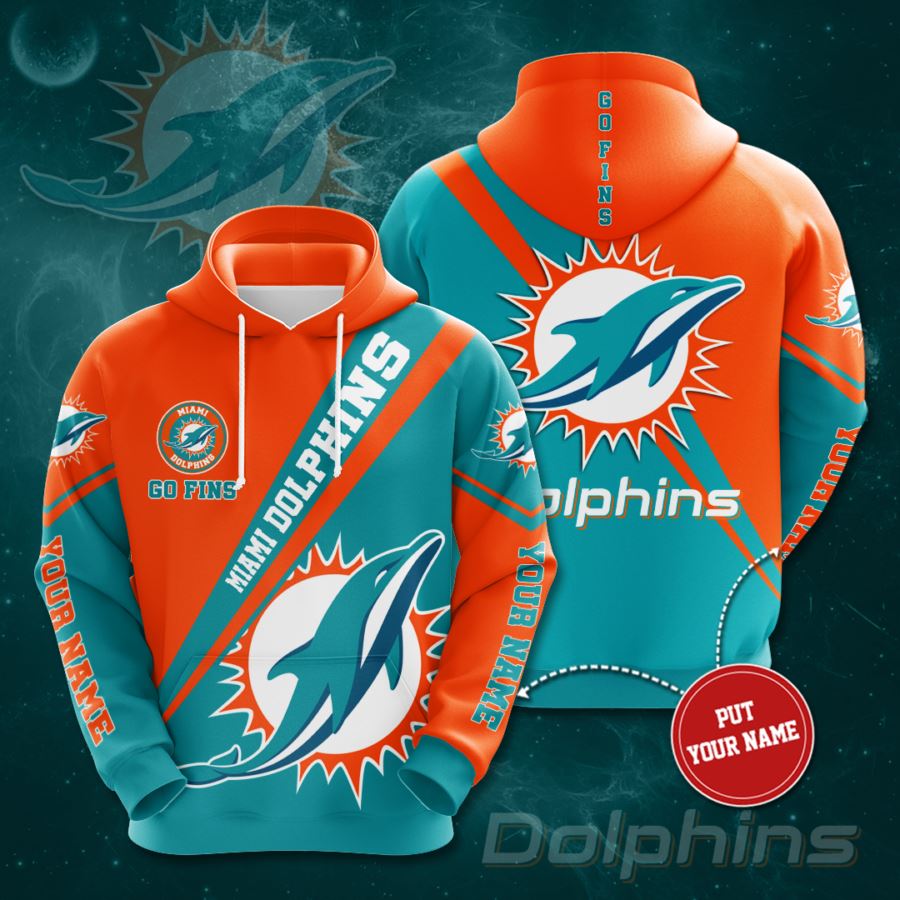 Personalized Miami Dolphins Custom Hoodie 3D