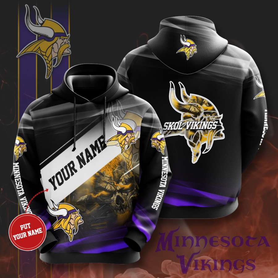 Personalized Minnesota Vikings Custom Hoodie 3D