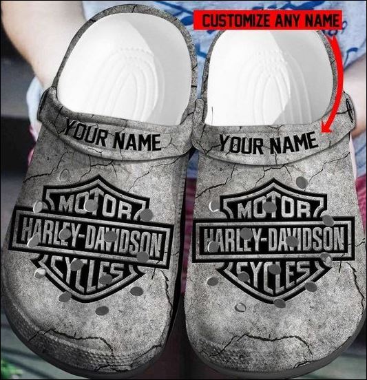 Personalized Motor Harley Davidson Crocs Clog Shoes