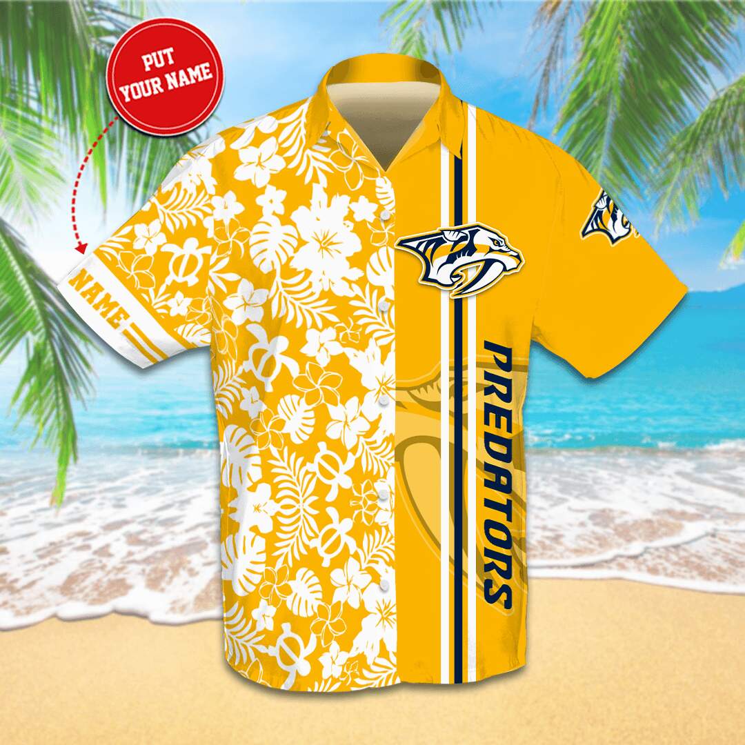 Personalized Nashville Predators Custom Hawaiian shirts