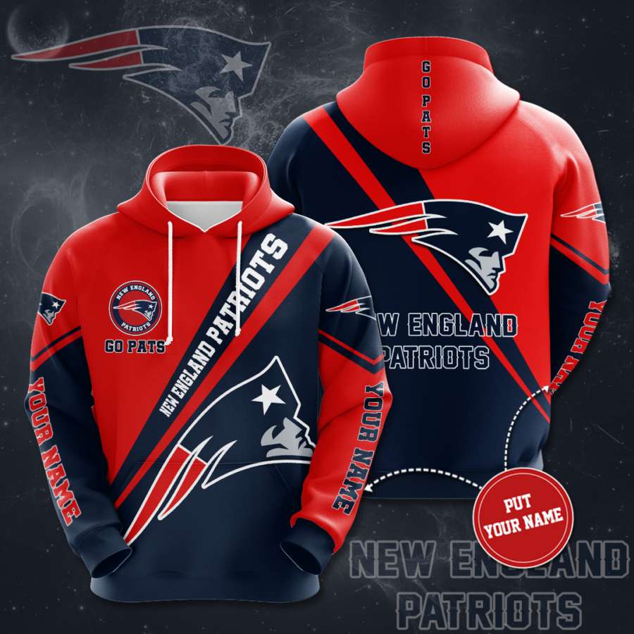 Personalized New England Patriots Custom Hoodie 3D 8 Personalized New England Patriots Custom Hoodie 3D