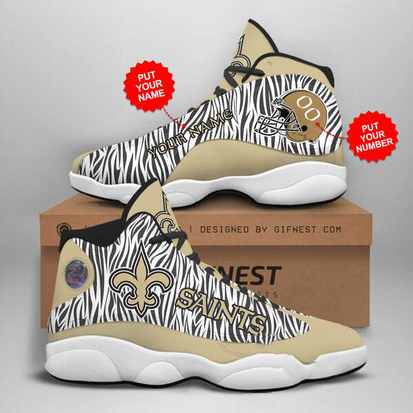 Personalized New Orleans Saints Custom Air Jordan Shoes