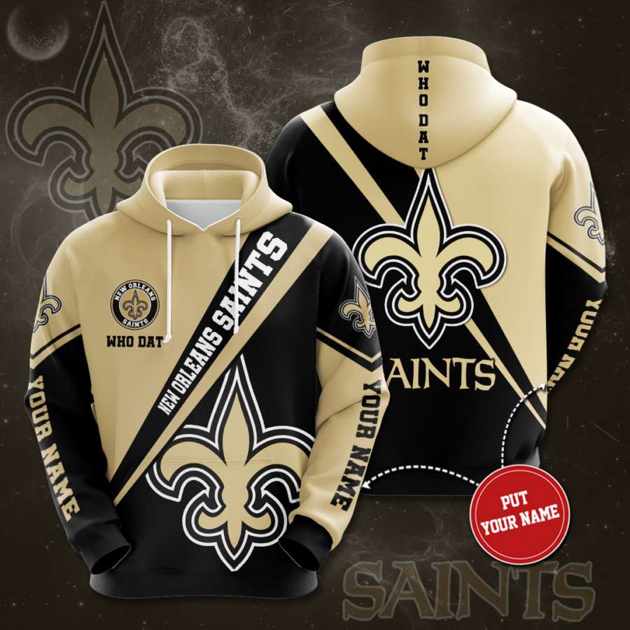 Personalized New Orleans Saints Custom Hoodie 3D
