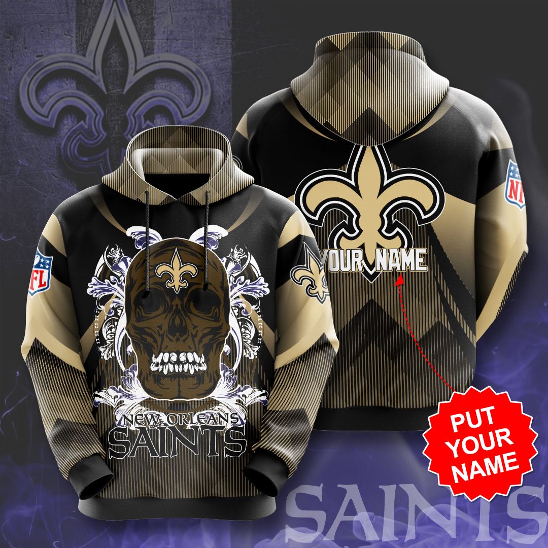 Personalized New Orleans Saints Custom Hoodie 3D 6 Personalized New Orleans Saints Custom Hoodie 3D