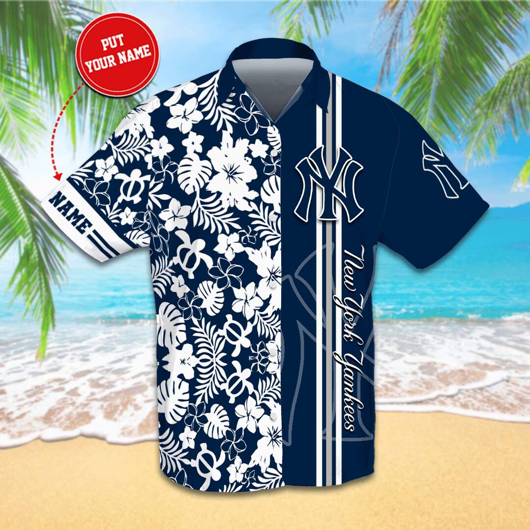 Personalized New York Yankees Custom Hawaiian shirts
