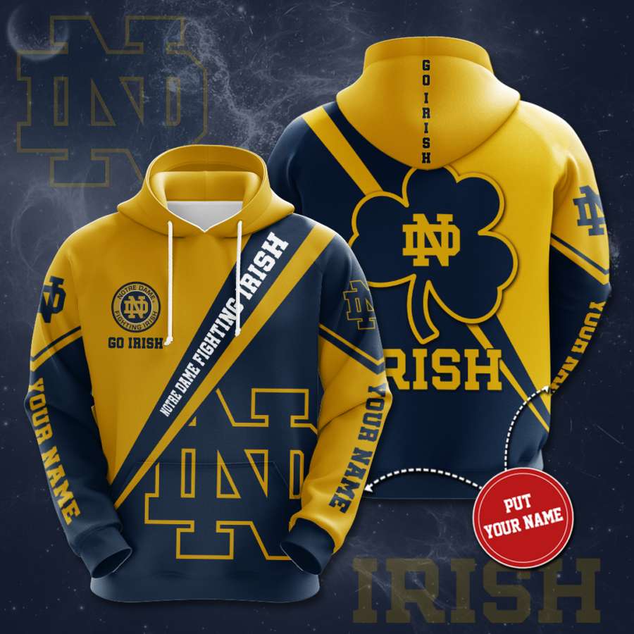 Personalized Notre Dame Fighting Irish Custom Hoodie 3D 6 Personalized Notre Dame Fighting Irish Custom Hoodie 3D
