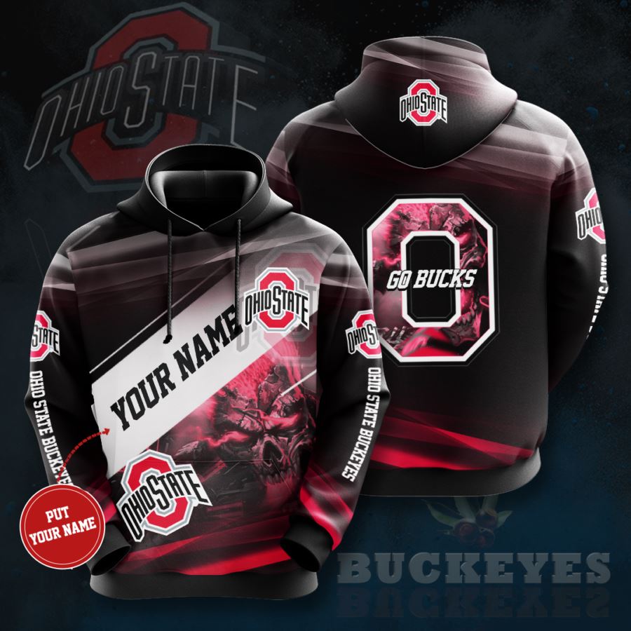 Personalized Ohio State Buckeyes Custom Hoodie 3D 1 Personalized Ohio State Buckeyes Custom Hoodie 3D