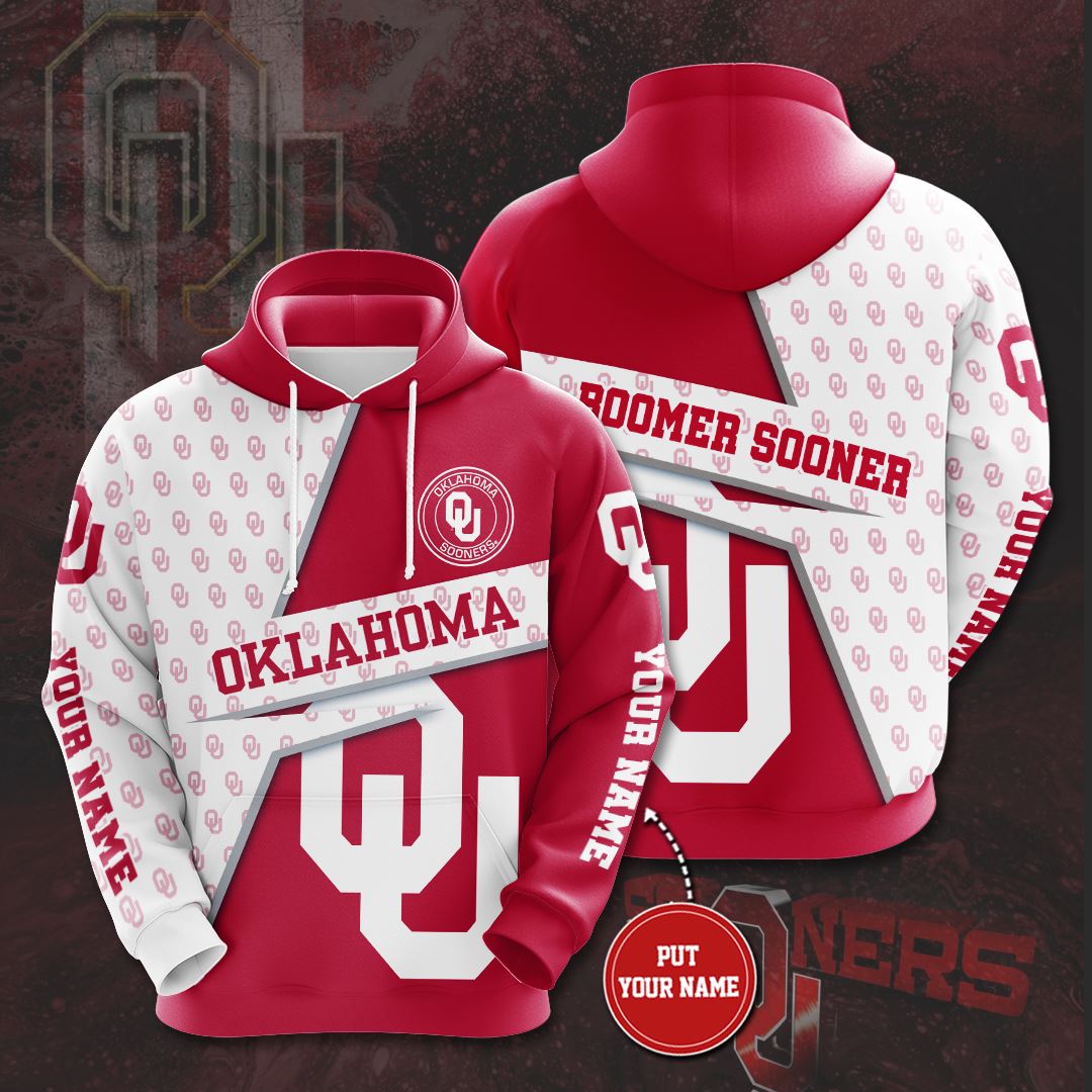 Personalized Oklahoma Sooners Custom Hoodie 3D