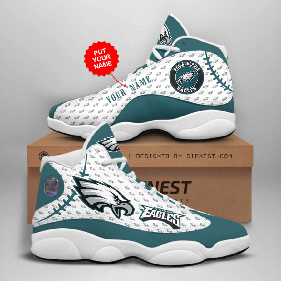 Personalized Philadelphia Eagles Custom Air Jordan Shoes 7 Personalized Philadelphia Eagles Custom Air Jordan Shoes