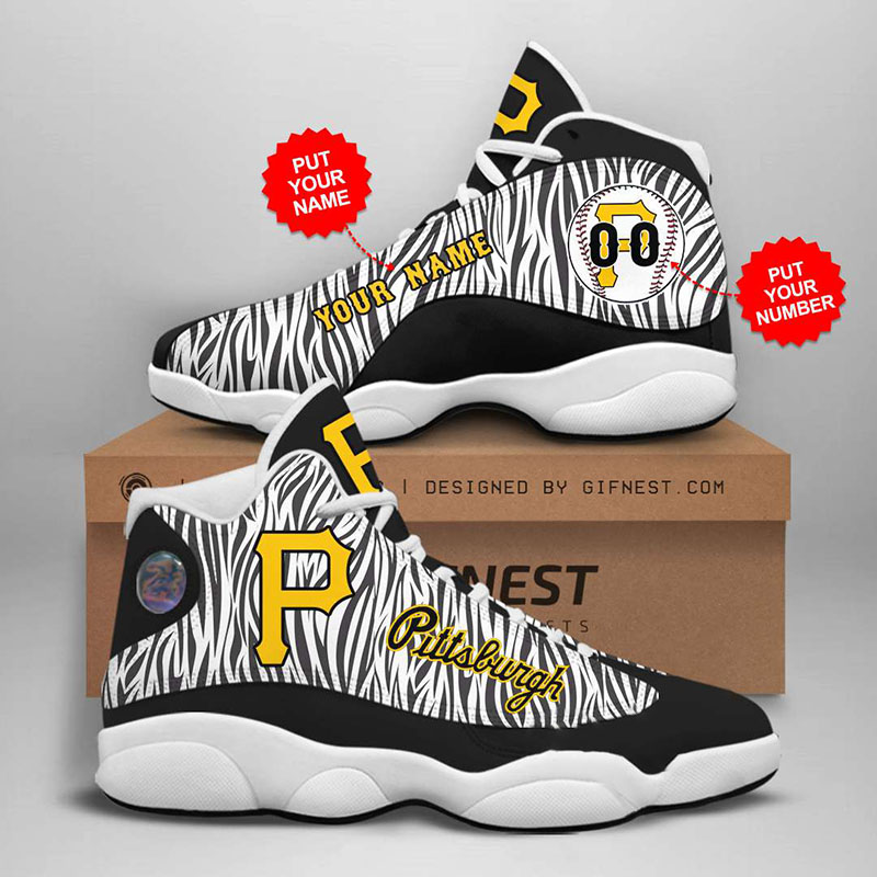 Personalized Pittsburgh Pirates Custom Air Jordan Shoes 2 Personalized Pittsburgh Pirates Custom Air Jordan Shoes