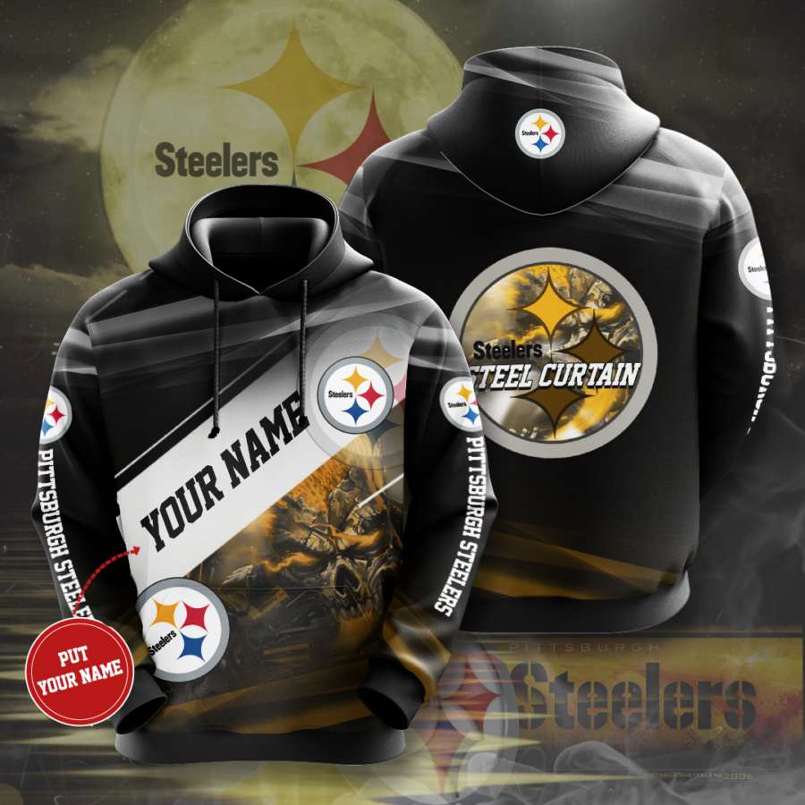 Personalized Pittsburgh Steelers Custom Hoodie 3D 10 Personalized Pittsburgh Steelers Custom Hoodie 3D