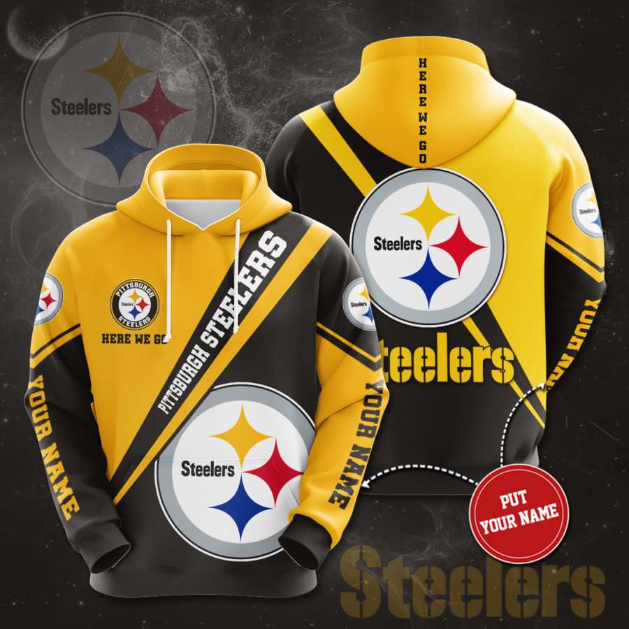 Personalized Pittsburgh Steelers Custom Hoodie 3D