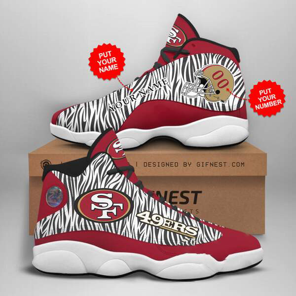 Personalized San Francisco 49ers Custom Air Jordan Shoes