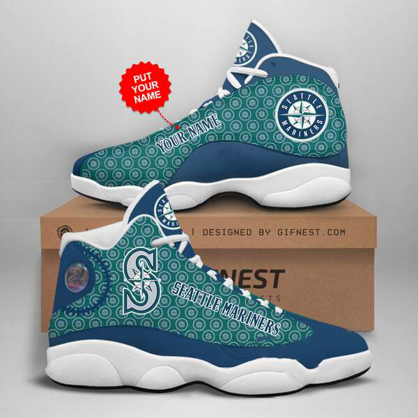 Personalized Seattle Mariners Custom Air Jordan Shoes