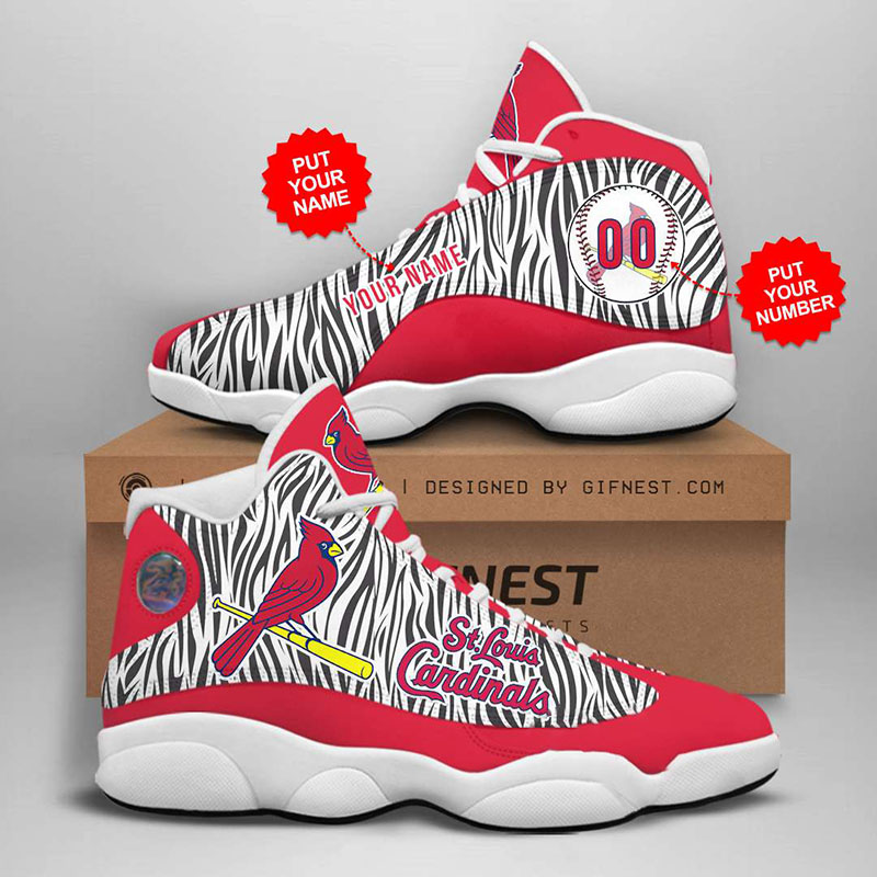 Personalized St. Louis Cardinals Custom Air Jordan Shoes