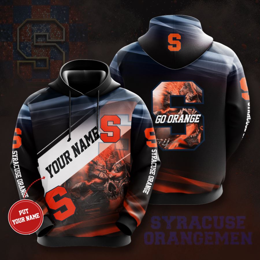 Personalized Syracuse Orange Custom Hoodie 3D