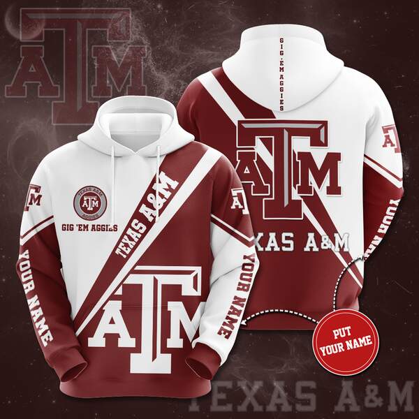 Personalized Texas A&m Aggies Custom Hoodie 3D