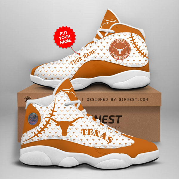 Personalized Texas Longhorns Custom Air Jordan Shoes 2 Personalized Texas Longhorns Custom Air Jordan Shoes