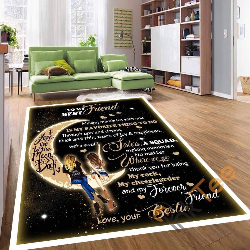 Personalized To My Best Friend Bestie For Any Room Living Bedroom Home Decor Rug 5 Personalized To My Best Friend Bestie For Any Room Living Bedroom Home Decor Rug