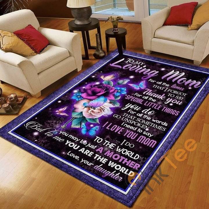 Personalized To My Loving Mom I Love You With All Heart For Living Room Girl Rug 5 Personalized To My Loving Mom I Love You With All Heart For Living Room Girl Rug