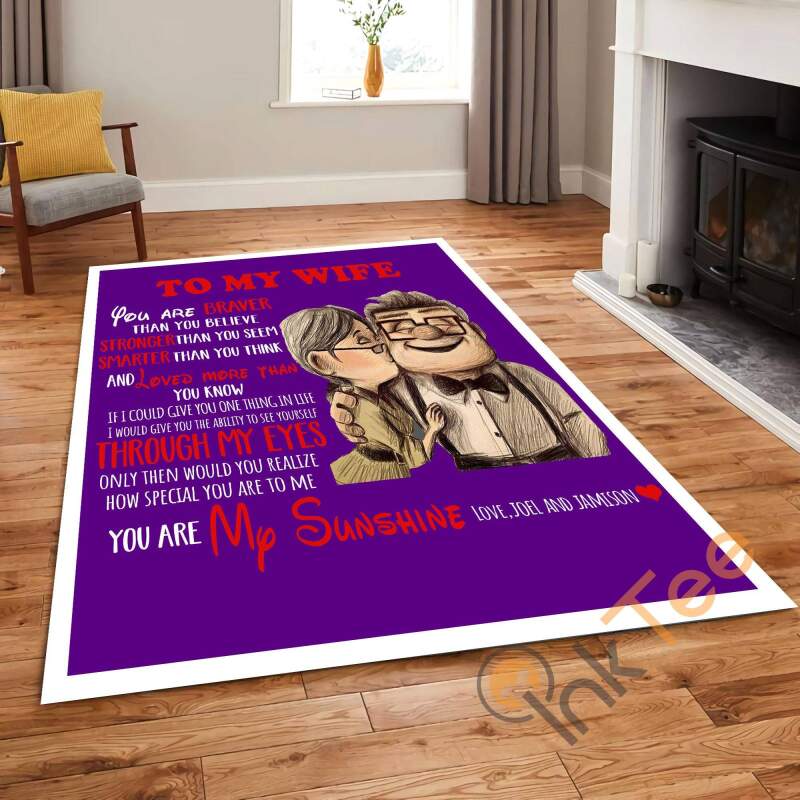 Up Movie Carl and Ellie Living Room Rug