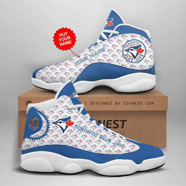 Personalized Toronto Blue Jays Custom Air Jordan Shoes