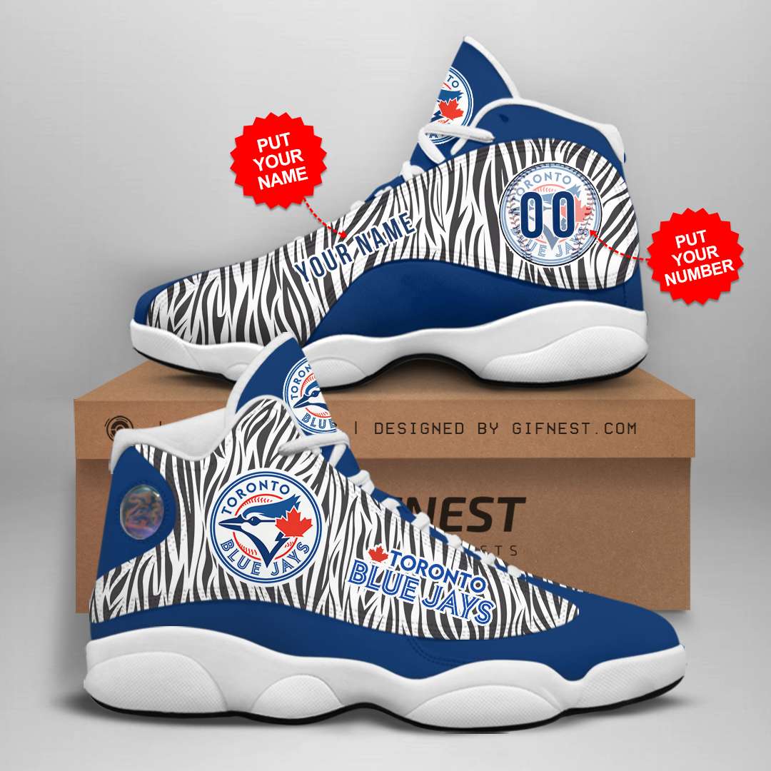 Personalized Toronto Blue Jays Custom Air Jordan Shoes