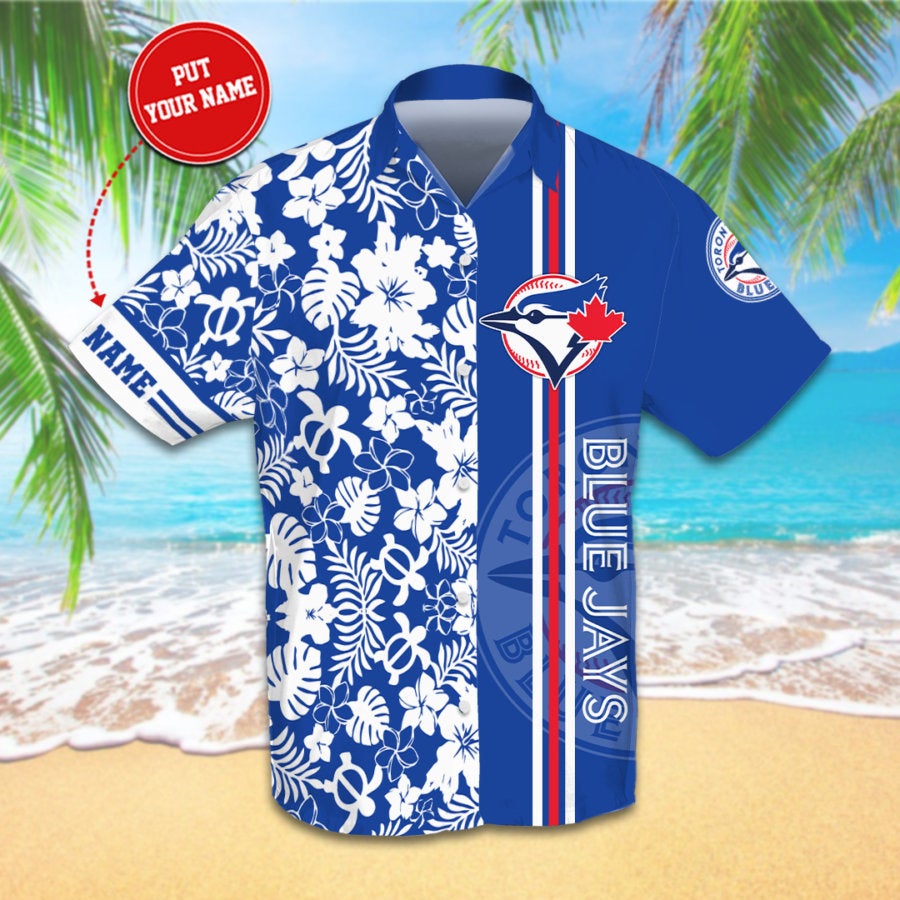 Personalized Toronto Blue Jays Hawaiian shirts 2 Personalized Toronto Blue Jays Hawaiian shirts