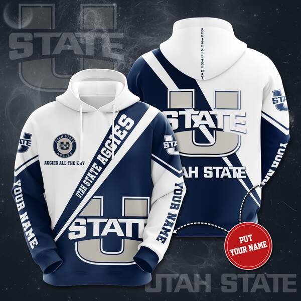 Personalized Utah State Aggies Custom Hoodie 3D