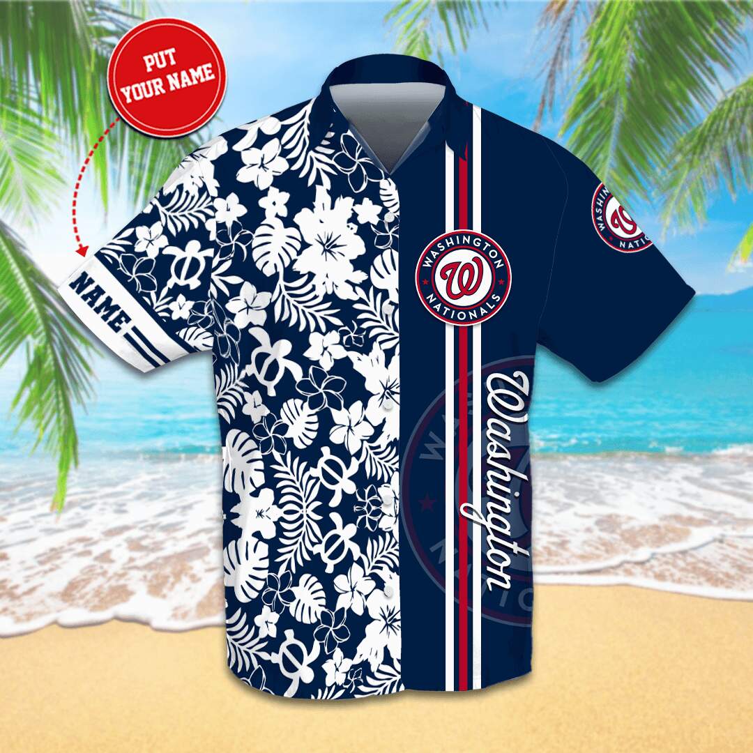Personalized Washington Nationals Custom Hawaiian shirts