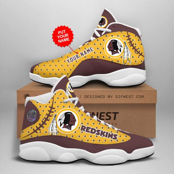 Personalized Washington Redskins Custom Air Jordan Shoes