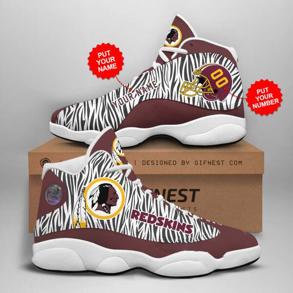 Personalized Washington Redskins Custom Air Jordan Shoes