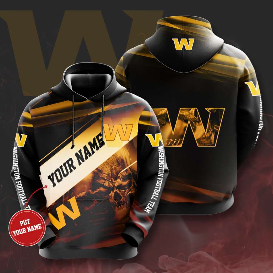 Personalized Washington Redskins Custom Hoodie 3D 2 Personalized Washington Redskins Custom Hoodie 3D